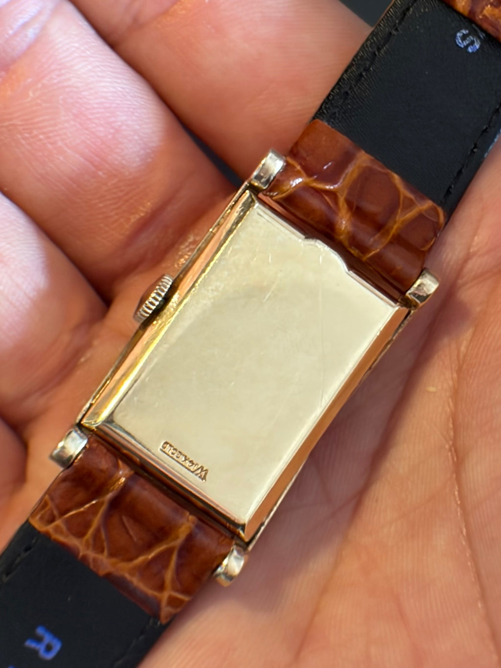 Longines 14K Gold Tank Beautiful Lugs c.1940s