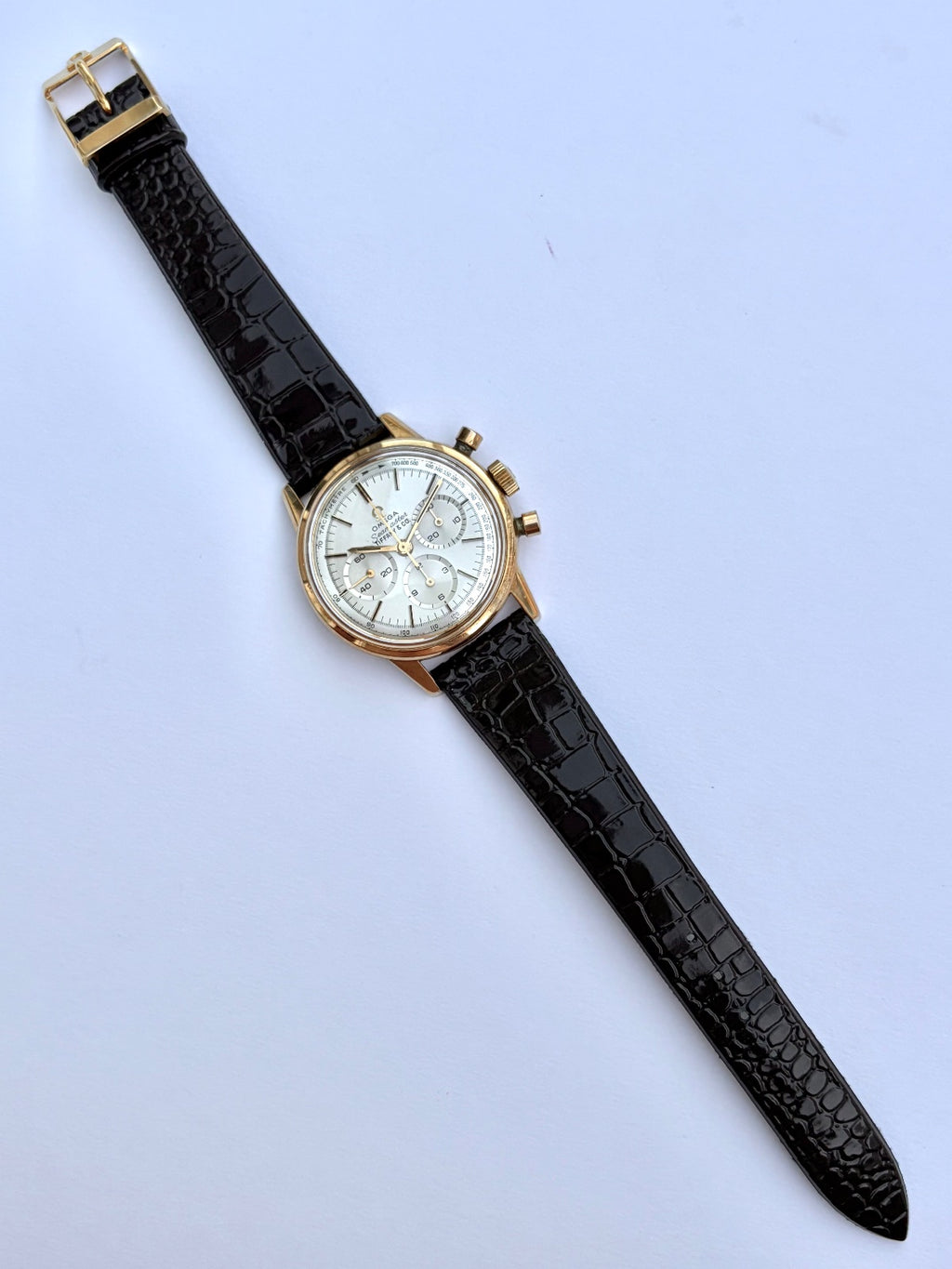 Omega Seamaster 14k Gold Chronograph