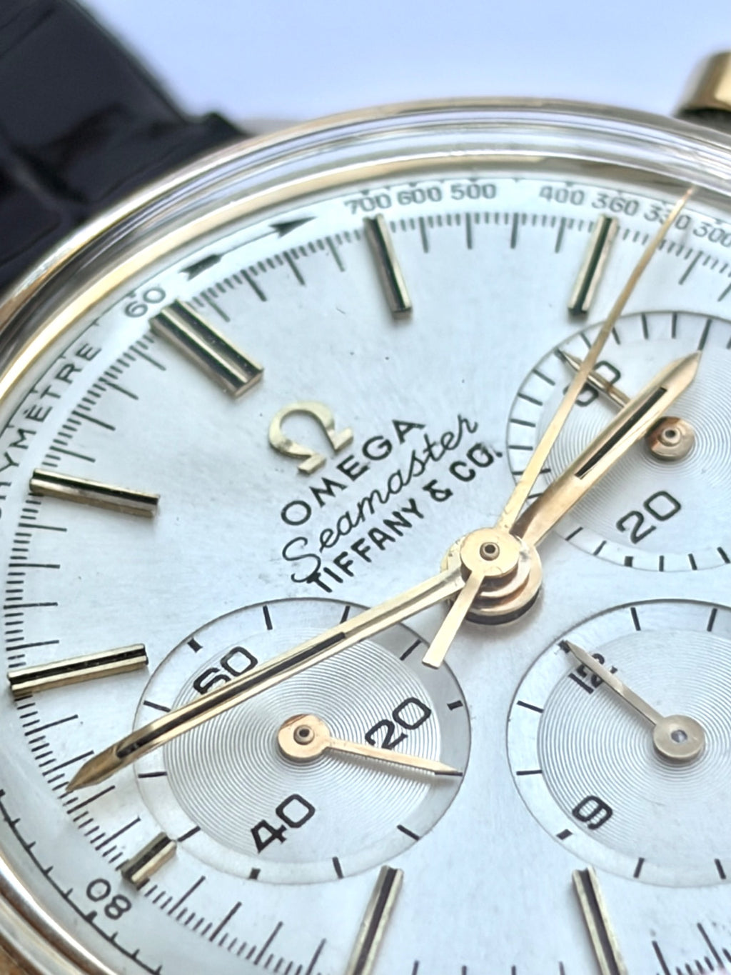 Omega Seamaster 14k Gold Chronograph
